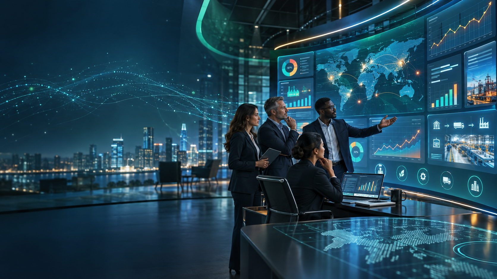 Enterprise leaders using AI-powered intelligence