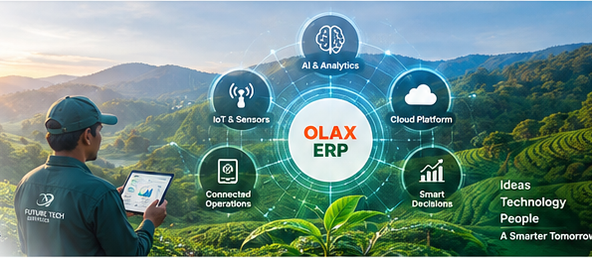 OLAX innovation ecosystem connecting AI, IoT, cloud, analytics and intelligent enterprise operations