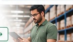 Trading professional working with OLAX ERP